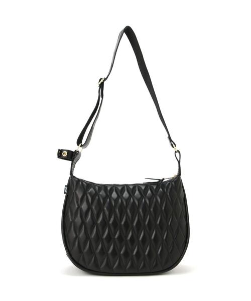 SCHOTT パテッドバナナバッグ キルティング ブラック【新品】 Schott/ショット/PADDED BANANA BAG/バナナバッグ（ショルダーバッグ