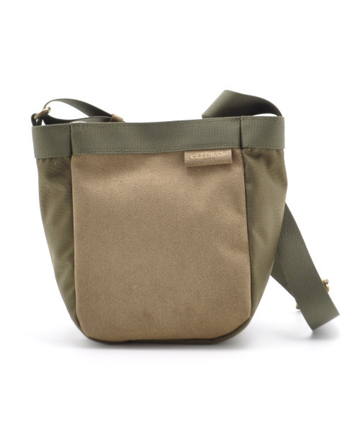 CLEDRAN(クレドラン)の「【ナイロン × スエード調 】CL3870 LANG COMBI SHOULDER(ショルダーバッグ・レディース・モカ/アイボリー/グレー・FREE)」の3枚目の写真