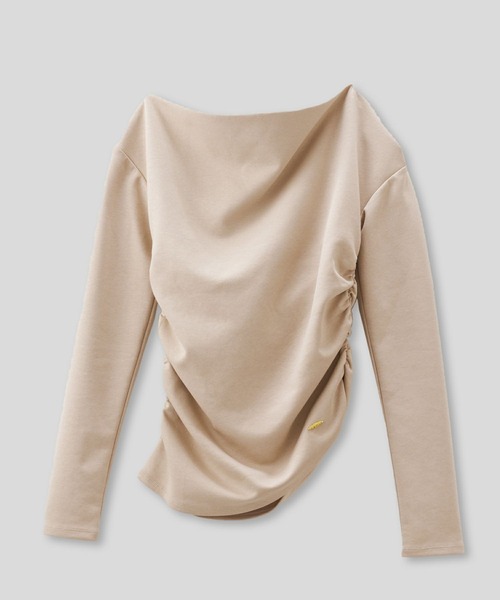 2WAY ドレープ アシンメトリー ヘム プルオーバー ( セットアップ可