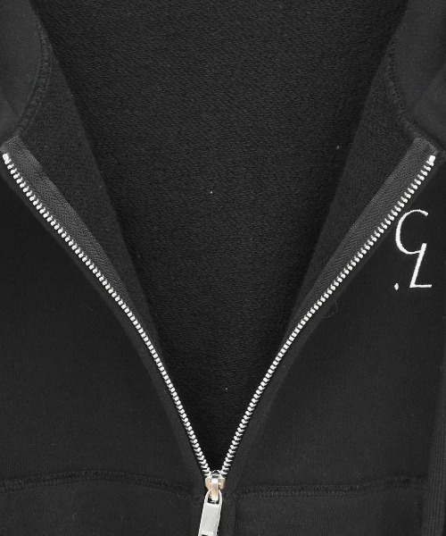 CLANE(クラネ)の「CLANE/クラネ/LOGO COMPACT ZIP HOODIE(パーカー・レディース・ホワイト/ブラック/グレー・1/2)」の14枚目の写真