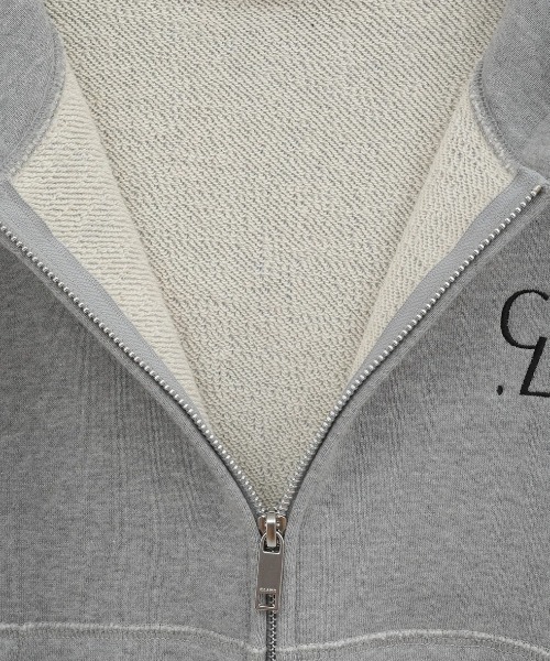 CLANE(クラネ)の「CLANE/クラネ/LOGO COMPACT ZIP HOODIE(パーカー・レディース・ホワイト/ブラック/グレー・1/2)」の22枚目の写真