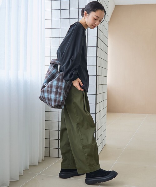 coen(コーエン)の「【再入荷・新色登場】USAコットンボリュームスリーブロンTEE(Tシャツ/カットソー・レディース・ブラック/オフホワイト/その他2/その他1・L/M)」の10枚目の写真