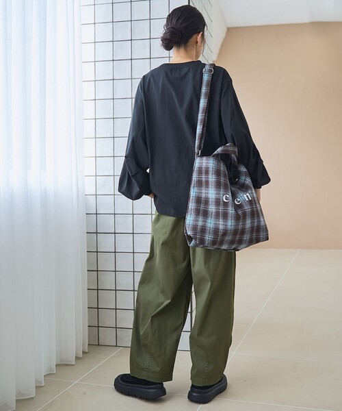 coen(コーエン)の「【再入荷・新色登場】USAコットンボリュームスリーブロンTEE(Tシャツ/カットソー・レディース・ブラック/オフホワイト/その他2/その他1・L/M)」の11枚目の写真