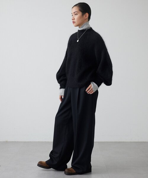 THE PAUSE(ザ ポーズ)の「【THE PAUSE】バレルスリーブニット(ニット/セーター・レディース・イエロー/オフホワイト/ベージュ/ブラック・FREE)」の20枚目の写真