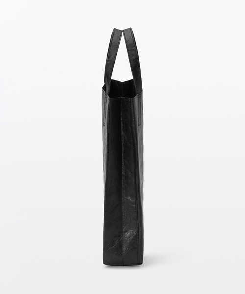 MUJI Labo(ムジラボ)の「〔MUJI Labo〕ペーパーライクトートバッグ 内ポケット付き(トートバッグ・メンズ・ベージュ/スミクロ/ブラック・FREE)」の7枚目の写真