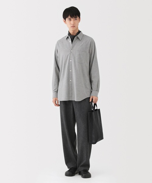 MUJI Labo(ムジラボ)の「〔MUJI Labo〕ペーパーライクトートバッグ 内ポケット付き(トートバッグ・メンズ・ベージュ/スミクロ/ブラック・FREE)」の9枚目の写真