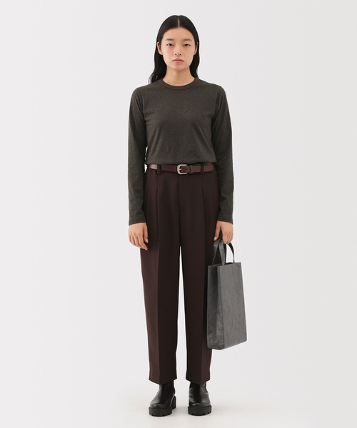 MUJI Labo(ムジラボ)の「〔MUJI Labo〕ペーパーライクトートバッグ 内ポケット付き(トートバッグ・メンズ・ベージュ/スミクロ/ブラック・FREE)」の15枚目の写真
