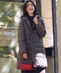 組曲（クミキョク）の「ライトタフタロング ダウン（ダウンジャケット/コート）」