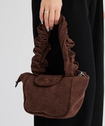 AO2（アオズ）の「Faux Suede Handle Gathered Tote Bag / フェイクスエード ギャザーハンドルトートバッグ（トートバッグ）」
