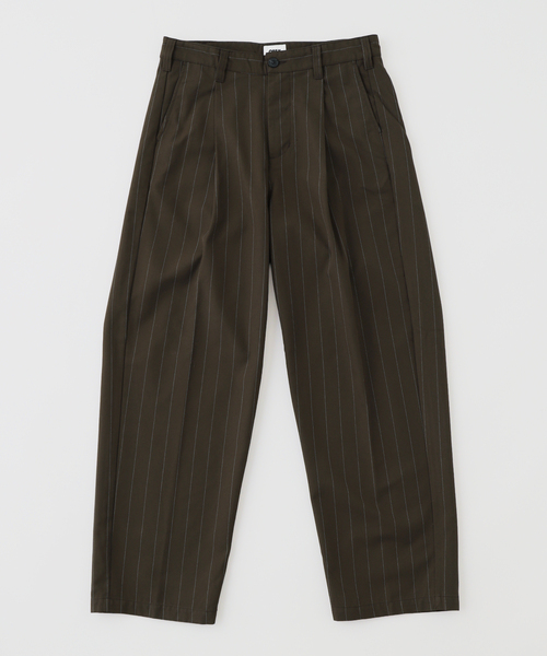 OBEY(オベイ)の「OBEY / オベイ DEAN STRIPE PLEATED PANT(スラックス・メンズ・ブラウン/ネイビー・32/30)」の4枚目の写真