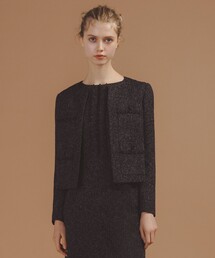 新品TOCCA トッカツイードジャケット トッカ フォーマルジャケット tocca 130 ツイードジャケット