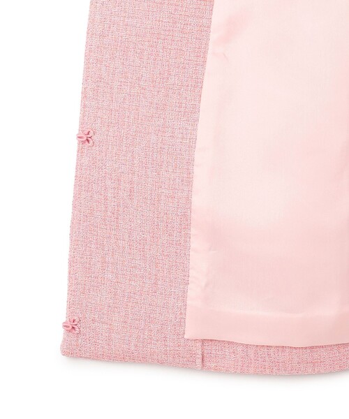 TOCCA（トッカ）の「MIST TWEED ジャケット（ノーカラージャケット・レディース・ブラック系5/ピンク系5・0/2/4/6）」の17枚目の写真