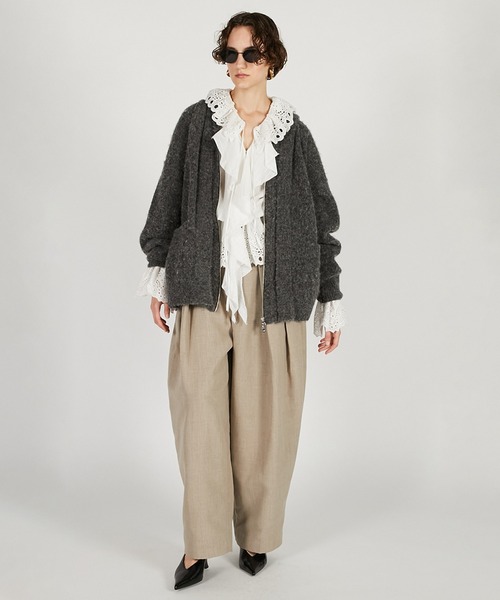 PRANK PROJECT（プランクプロジェクト）の「エンブロイダリーラッフルブラウス / Embroidered Ruffled Blouse（シャツ/ブラウス・レディース・ホワイト/ブラック・FREE）」の22枚目の写真