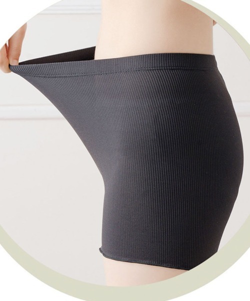 shoppinggo(ショッピングゴー)の「ペチパンツ ペチコートパンツ インナーショーツ 無地 ボックスショーツ シームレス 下着 インナーパンツ(その他パンツ・レディース・グレー/ブラック/ピンク/ホワイト/ベージュ・FREE)」の10枚目の写真