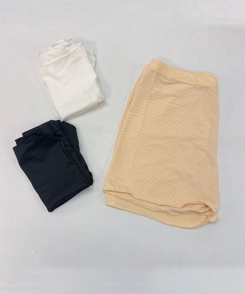 shoppinggo(ショッピングゴー)の「ペチパンツ ペチコートパンツ インナーショーツ 無地 ボックスショーツ シームレス 下着 インナーパンツ(その他パンツ・レディース・グレー/ブラック/ピンク/ホワイト/ベージュ・FREE)」の18枚目の写真