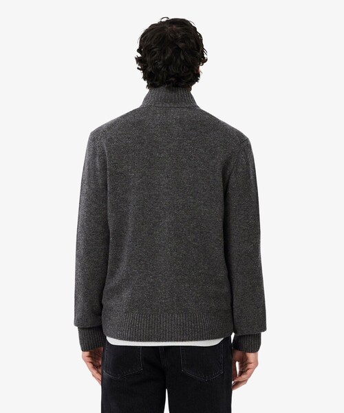 【希少デザイン】LACOSTE ドライバーズニット グレージュ　サイズ3 希少デザイン】LACOSTE ドライバーズニット グレージュ サイズ3