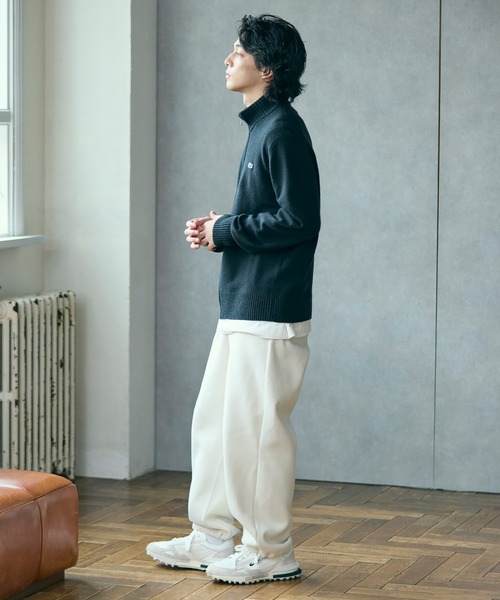 LACOSTE(ラコステ)の「ハイネックフルジップ ウールニットセーター / ドライバーズニット(ニット/セーター・メンズ・グレー/ブラック/ネイビー・3/2/4/5)」の19枚目の写真