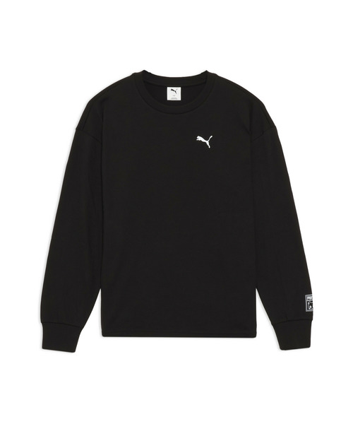 PUMA（プーマ）の「PUMA プーマ ユニセックス NEKO-san 長袖 バックプリント Ｔシャツ（Tシャツ/カットソー・メンズ・ブラック/ホワイト・X-LARGE/X-SMALL/SMALL/LARGE/MEDIUM）」の5枚目の写真