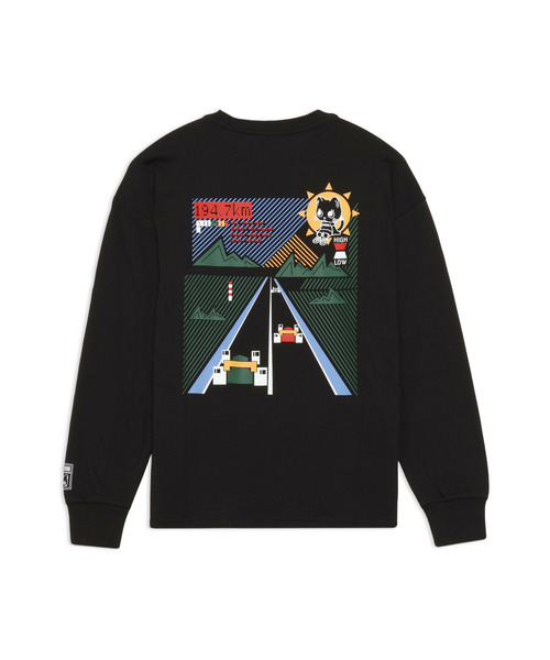 PUMA（プーマ）の「PUMA プーマ ユニセックス NEKO-san 長袖 バックプリント Ｔシャツ（Tシャツ/カットソー・メンズ・ブラック/ホワイト・X-LARGE/X-SMALL/SMALL/LARGE/MEDIUM）」の6枚目の写真