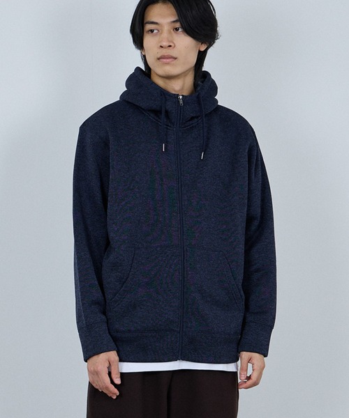 NAVY(ネイビー)の「NAVY MAC-HEAT 裏ボアZIPパーカー(パーカー・メンズ・グレー/ブラック/ネイビー・XL/L/M/S)」の5枚目の写真