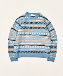 417 EDIFICE | フェアアイルクルーニット(ニット/セーター)