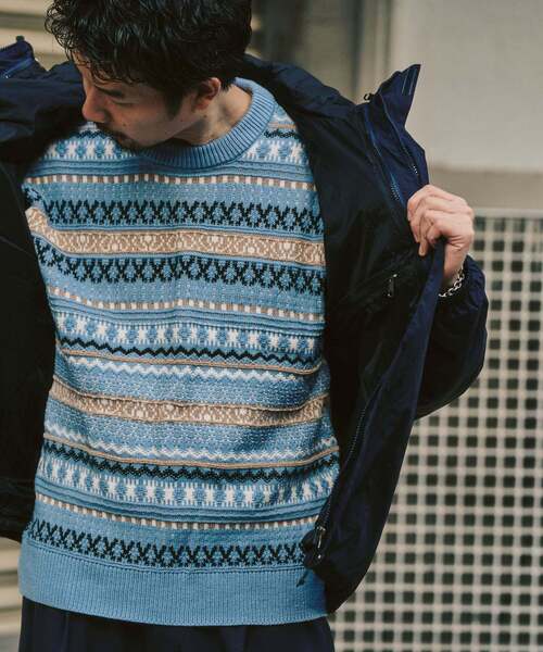 セール】フェアアイルクルーニット（ニット/セーター）｜417 EDIFICE