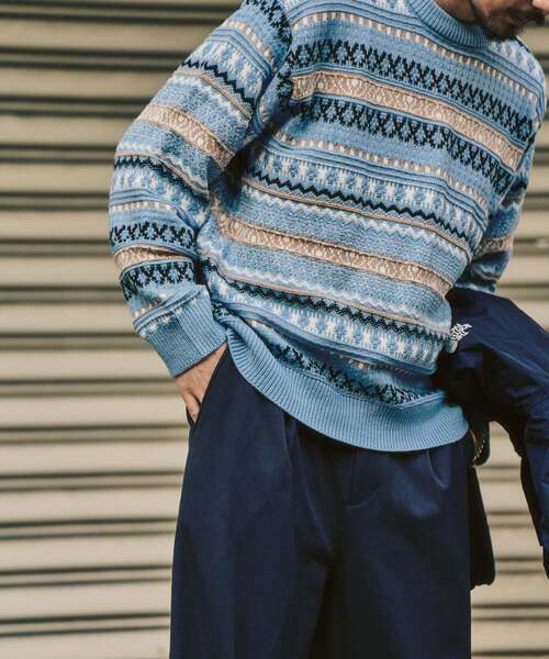 セール】フェアアイルクルーニット（ニット/セーター）｜417 EDIFICE