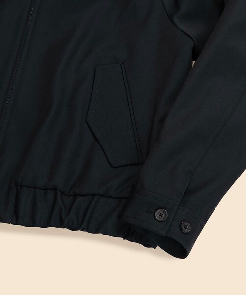 BROOKS BROTHERS(ブルックスブラザーズ)の「ウール フロントタック ボマージャケット(ブルゾン・レディース・ネイビー・0/2/4)」の4枚目の写真