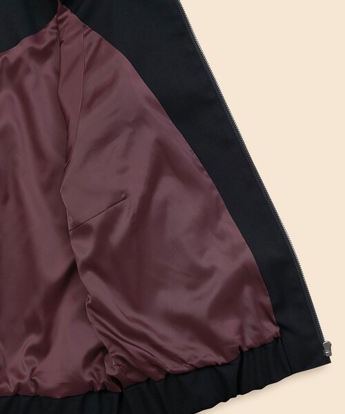 BROOKS BROTHERS(ブルックスブラザーズ)の「ウール フロントタック ボマージャケット(ブルゾン・レディース・ネイビー・0/2/4)」の7枚目の写真