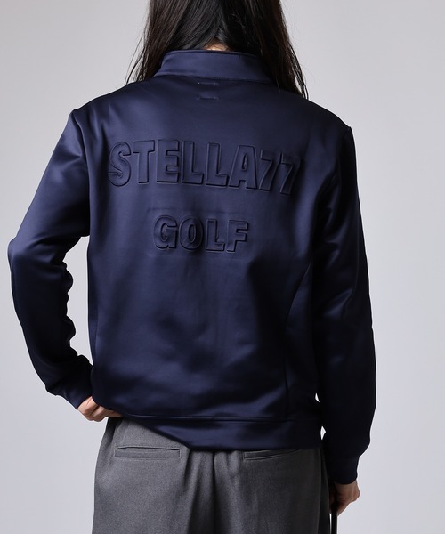 stella77golf（ステラセブンティーンセブンゴルフ）の「蛍光カラーゴルフスタンドJKT（ブルゾン・メンズ・ブラック/ネイビー/ホワイト・XXL/L/XL/M）」の19枚目の写真