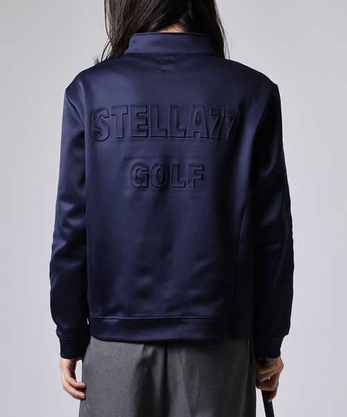 stella77golf（ステラセブンティーンセブンゴルフ）の「蛍光カラーゴルフスタンドJKT（ブルゾン・メンズ・ブラック/ネイビー/ホワイト・XXL/L/XL/M）」の18枚目の写真