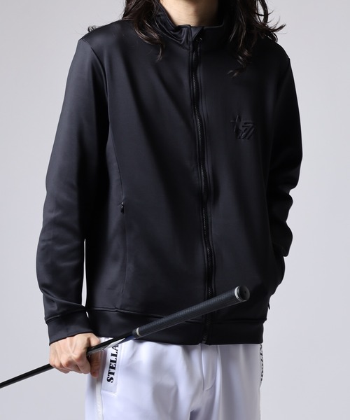 stella77golf（ステラセブンティーンセブンゴルフ）の「蛍光カラーゴルフスタンドJKT（ブルゾン・メンズ・ブラック/ネイビー/ホワイト・XXL/L/XL/M）」の10枚目の写真