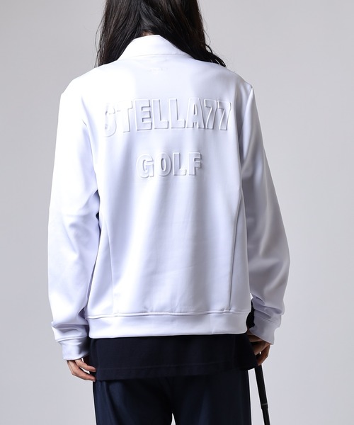 stella77golf（ステラセブンティーンセブンゴルフ）の「蛍光カラーゴルフスタンドJKT（ブルゾン・メンズ・ブラック/ネイビー/ホワイト・XXL/L/XL/M）」の7枚目の写真
