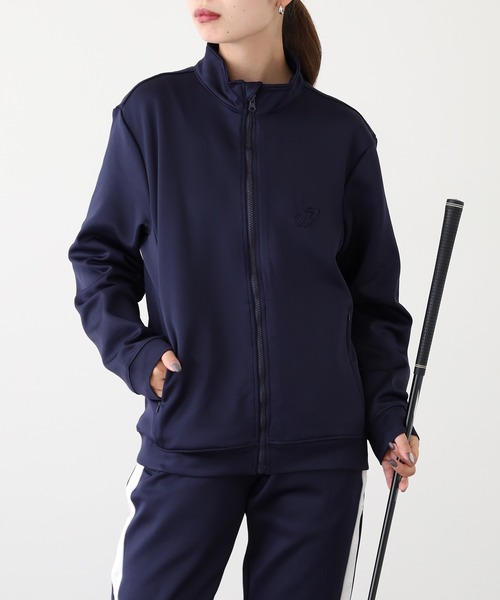 未使用　Fourteen by kdesign ノーカラー ブルゾン ゴルフ セール】蛍光カラーゴルフスタンドJKT（ブルゾン）｜stella77golf