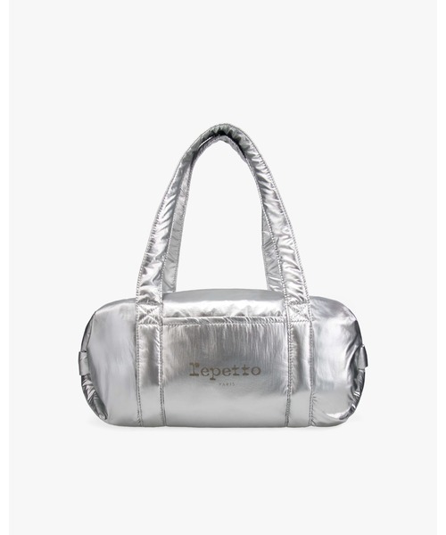 Repetto（レペット）の「ダッフルバッグ Mサイズ / B0232NC（ショルダーバッグ・レディース・シルバー・FREE）」の2枚目の写真