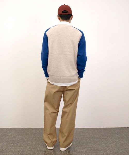 J.PRESS YORK STREET（ジェイプレスヨークストリート）の「【UNISEX】ウールカシミヤ カーディガン（カーディガン/ボレロ・メンズ・ネイビー系8/アイボリー系8/ネイビー系/アイボリー系・LARGE/MEDIUM/SMALL）」の7枚目の写真