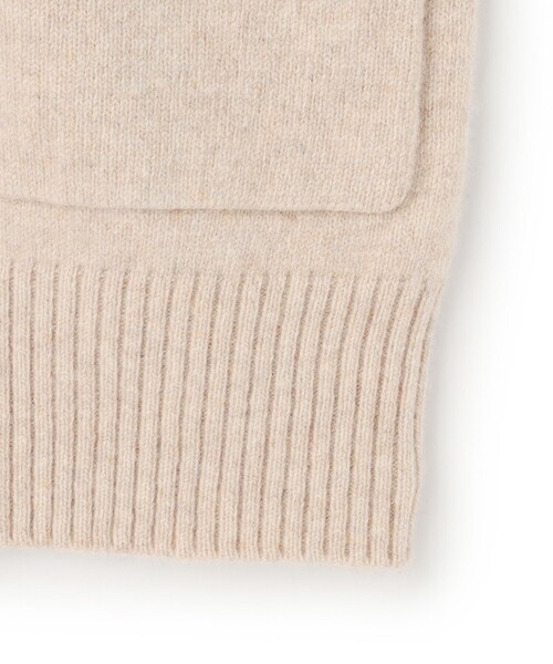 J.PRESS YORK STREET（ジェイプレスヨークストリート）の「【UNISEX】ウールカシミヤ カーディガン（カーディガン/ボレロ・メンズ・ネイビー系8/アイボリー系8/ネイビー系/アイボリー系・LARGE/MEDIUM/SMALL）」の16枚目の写真
