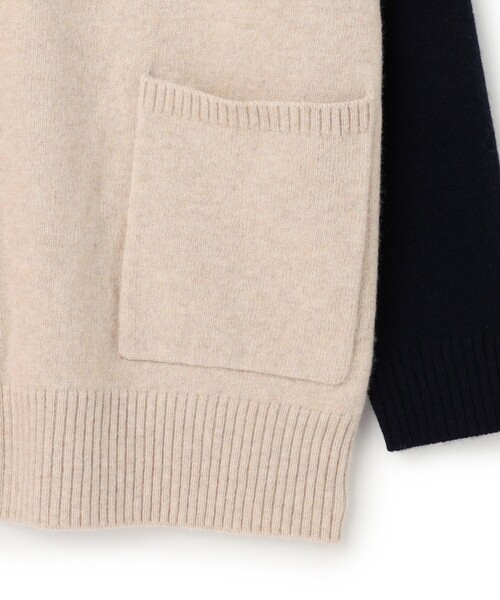 J.PRESS YORK STREET（ジェイプレスヨークストリート）の「【UNISEX】ウールカシミヤ カーディガン（カーディガン/ボレロ・メンズ・ネイビー系8/アイボリー系8/ネイビー系/アイボリー系・LARGE/MEDIUM/SMALL）」の17枚目の写真