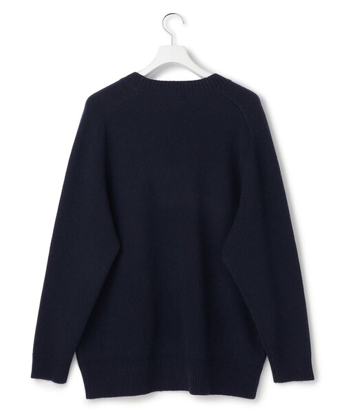 J.PRESS YORK STREET（ジェイプレスヨークストリート）の「【UNISEX】ウールカシミヤ カーディガン（カーディガン/ボレロ・メンズ・ネイビー系8/アイボリー系8/ネイビー系/アイボリー系・LARGE/MEDIUM/SMALL）」の21枚目の写真