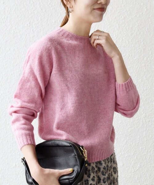 SHIPS any別注】Harley of Scotland:〈手洗い可能〉シェットランド