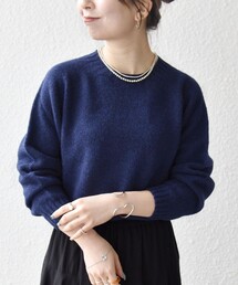 Harley of Scotland | 【SHIPS any別注】Harley of Scotland:〈手洗い可能〉シェットランド クルーネック ニット 25AW(ニット/セーター)