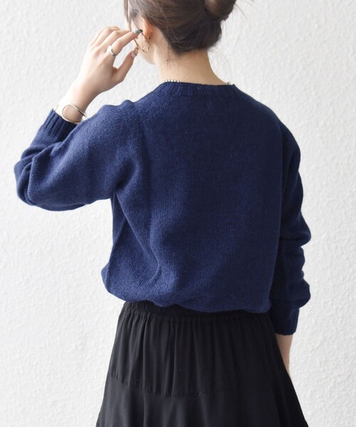 SHIPS any別注】Harley of Scotland:〈手洗い可能〉シェットランド