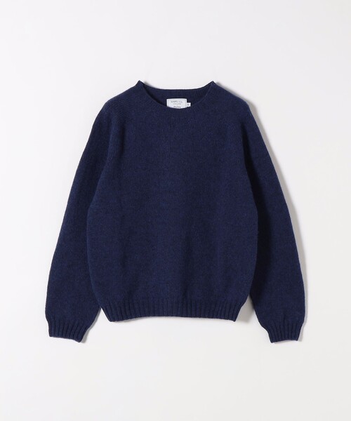 Harley of Scotland（ハーレーオブスコットランド）の「【SHIPS any別注】Harley of Scotland:〈手洗い可能〉シェットランド クルーネック ニット 25AW（ニット/セーター・レディース・ワイン/ブルー/ピンク・ONE SIZE）」の21枚目の写真