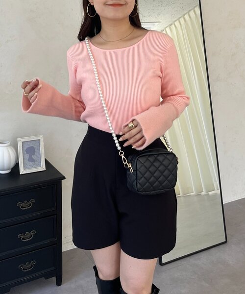 prose verse（プロズヴェール）の「袖シャギーニットトップス（ニット/セーター・レディース・ブラック系その他/ピンク/アイボリー/ブラック・LARGE/MEDIUM）」の20枚目の写真