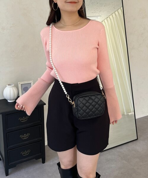 prose verse（プロズヴェール）の「袖シャギーニットトップス（ニット/セーター・レディース・ブラック系その他/ピンク/アイボリー/ブラック・LARGE/MEDIUM）」の22枚目の写真