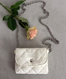 idem（イデム）の「paddet chain pouch bag / 中綿ショルダーバッグ（ショルダーバッグ）」