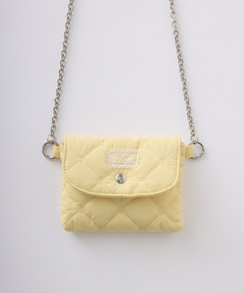 idem（イデム）の「paddet chain pouch bag / 中綿ショルダーバッグ（ショルダーバッグ・レディース・アイボリー/イエロー・FREE）」の17枚目の写真