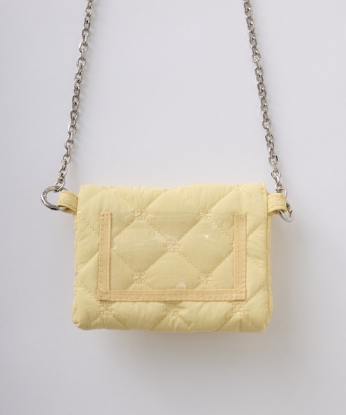 idem（イデム）の「paddet chain pouch bag / 中綿ショルダーバッグ（ショルダーバッグ・レディース・アイボリー/イエロー・FREE）」の20枚目の写真