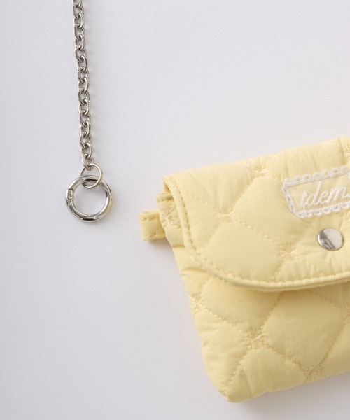 idem（イデム）の「paddet chain pouch bag / 中綿ショルダーバッグ（ショルダーバッグ・レディース・アイボリー/イエロー・FREE）」の21枚目の写真