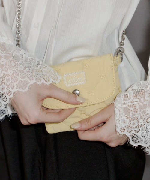 idem（イデム）の「paddet chain pouch bag / 中綿ショルダーバッグ（ショルダーバッグ・レディース・アイボリー/イエロー・FREE）」の11枚目の写真